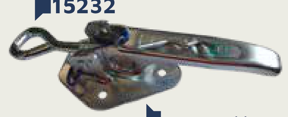 Fermeture 1190daN platine 3 trous