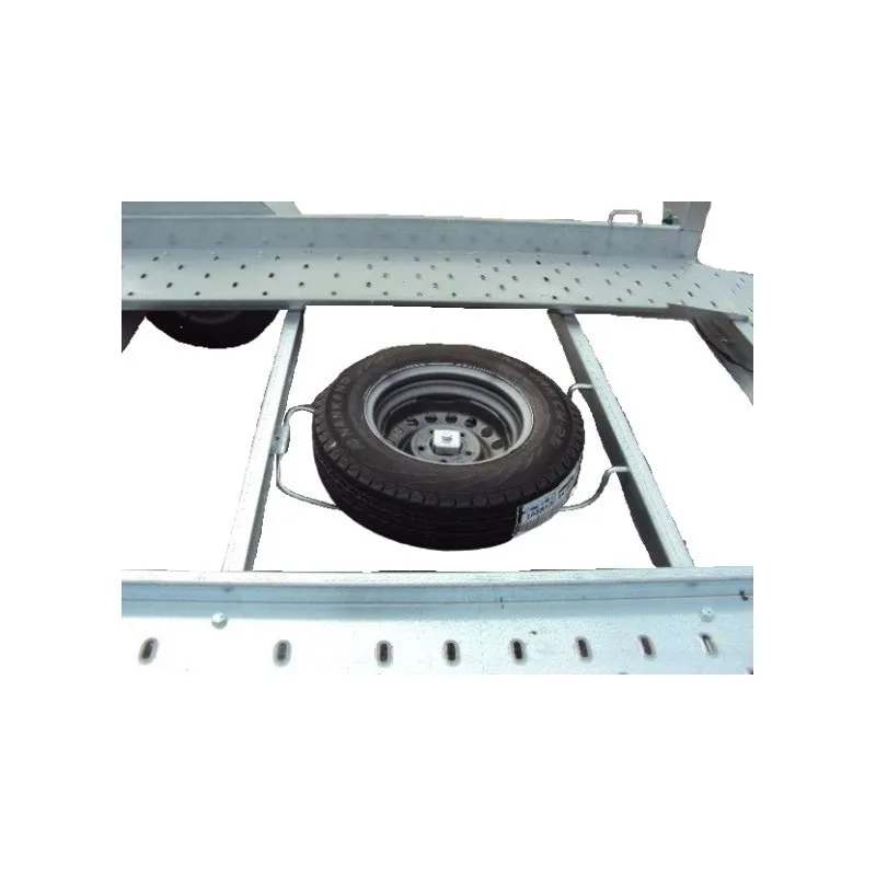 Support roue de secours pour remorque Lider 39750 & 39770