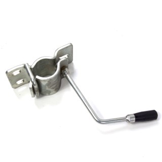 fixation pour roue jockey ondulée dia 48