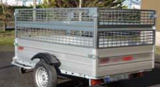 grillage pour remorque abaissante 2m70x1m30