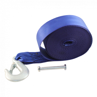 Winch band 9,0m blauw
