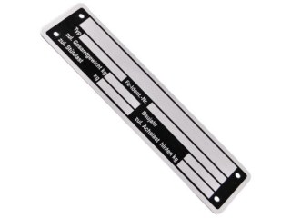 Plaque Chassis neutre