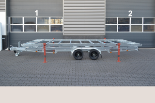 Remorque plateau détachable Vlemmix 300 1×1800 kg – 3 m de large