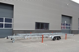 Remorque plateau détachable Vlemmix 300 2×1800 kg