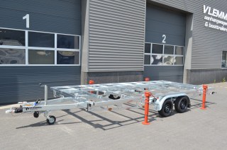 Remorque plateau détachable Vlemmix 540 2×1800 kg