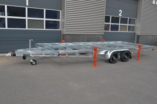 Remorque plateau détachable Vlemmix 600 2×1800 kg