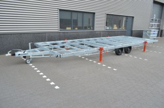 Remorque plateau détachable Vlemmix 660 2×1800 kg – 3 m de large