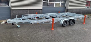 Remorque plateau détachable Vlemmix 660 2×1800 kg