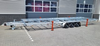 Remorque plateau détachable Vlemmix 840 3×1350 kg