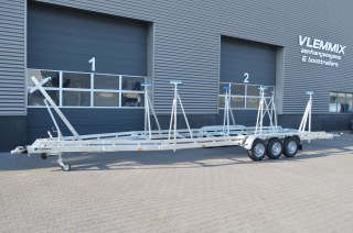 Remorque pour voilier Vlemmix 9,2 m 3×1350 kg