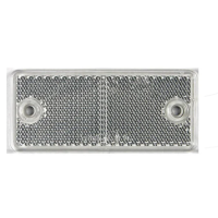 catadioptre rectangulaire blanc a visser