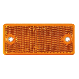 réflecteur orange | montage à vis 90 x 40 mm