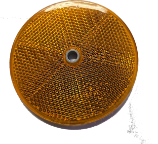 réflecteur Ø orange Ø80