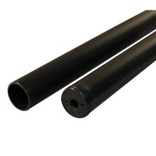 avec tube de protection 10-23 150 plastique noir foncé RAL 9005