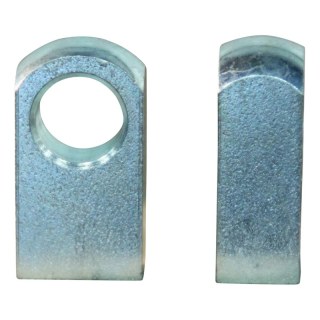 oeillet à visser, plat AR19 t=10mm zingué M8mm
