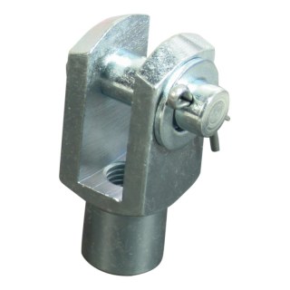 fourche avec goupille GG64* il. 64 zingué Bague et goupille incluses M16x32mm
