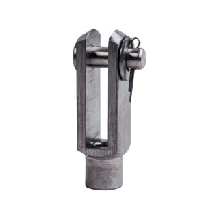 fourche avec goupille et appuyant inox 316 M8mm