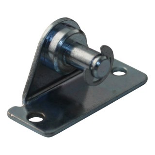 support laterale broche R6 avec circlip retenue BA30/Z06 zingué Support d'angle haut 16mm, 2 trous Ø4.3mm sur 40mm. Robinet Ø6x6