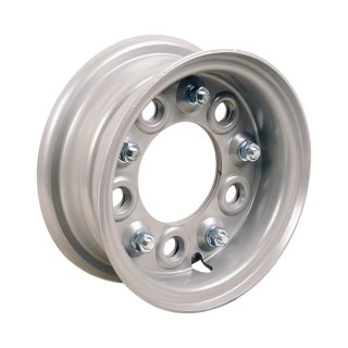 roue 3.00D-8 ET0 94/140/5 métal gris argent