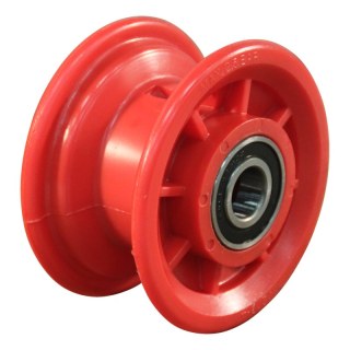 2.10x4 ET0 ET0 kogellager Ø25 NL75mm kunststof rood
