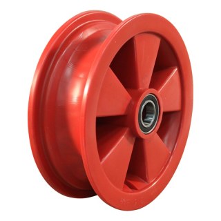 2.50Ax8 ET0 ET0 kogellager Ø25 NL88mm kunststof rood