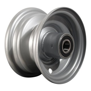 roue 3.00x5 ET0 roulement à billes Ø20 NL100mm métal gris argent