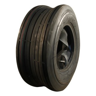 pneumatico + ruota 16x650-8 5.50x8H2 ET-2 60/100/4 metallo S-2103 argento grigio