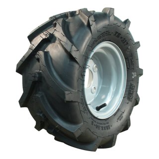 pneumatico + ruota 18x8.5-8 7.00Bx8H2 ET-2 60/100/4 metallo TR-317 grigio argento