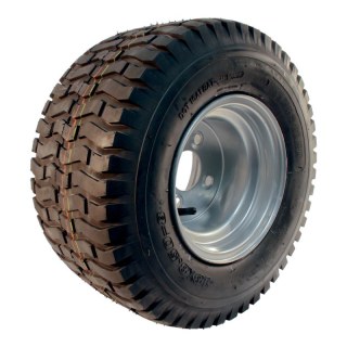 luchtband + wiel 18x8.50-8 7.00Bx8H2 ET-2 60/100/4 staal V-3501 zilvergrijs