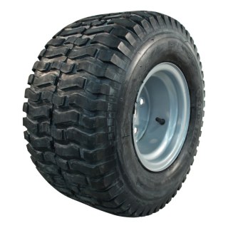 luchtband + wiel 18x8.50-8 7.00Bx8H2 ET-2 60/100/4 staal V-3501 zilvergrijs