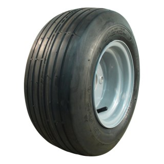 luchtband + wiel 18x8.50-8 7.00Bx8H2 ET-2 60/100/4 staal V-3503 zilvergrijs