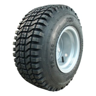 pneumatico + ruota 18x7-8 4.33R-8 ET0 60/100/4 metallo PL-801 grigio argento 18x7.00-8 (190-8)