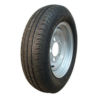 Komplettrad 155/80 R13 4Jx13H ET0 94/140/5 Stahl R701 M+S Silbergrau