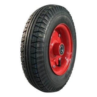 pneu + roue 4.00-8 3.00D-8 ET0 NL88mm métal V-40 Rouge