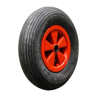 pneu + roue 4.80/4.00-8 2.50Ax8 ET0 NL75mm plastique S-2301 Rouge