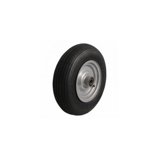 luchtband + wiel 4.80/4.00-8 2.50Ax8 ET0 kogellager as Ø17 staal V-5501A zilvergrijs