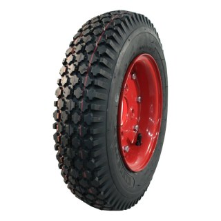 pneu + roue 4.80/4.00-8 3.00D-8 ET0 60/100/4 métal V-6602 Rouge