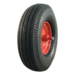 pneumatico + ruota 5.00-8 2.50Ax8 ET0 NL96mm metallo HF-214 Red 150mm