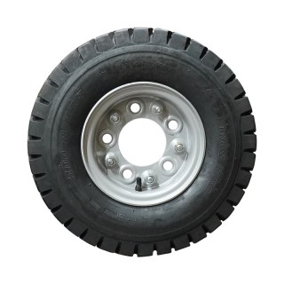 pneumatico + ruota 5.00-8 4.33R-8 ET0 94/140/5 metallo HF-281 grigio argento