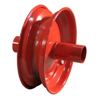 pneu + roue 4.80/4.00-8 2.50Ax8 ET0 NL186mm métal S-2301 Rouge 250mm