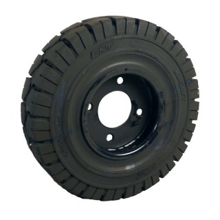 massif pneu + roue 4.00-8 Maglift + 3.00D-8 ET0 85/130/4 roulement à billes NL100mm 106 / 97 A5 métal Rouge