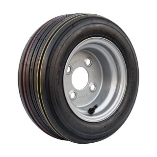pneu + roue 18x9.50-8 7.00Bx8H2 ET-2 60/100/4 métal HF-217 gris argent