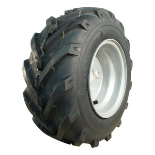 luchtband + wiel 16x6.50-8 5.50x8H2 ET-2 60/100/4 staal V-8501 zilvergrijs