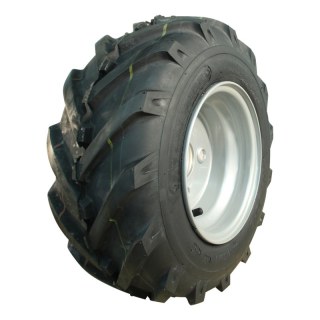 luchtband + wiel 16x6.50-8 5.50x8H2 ET-2 60/100/4 staal V-8501 zilvergrijs