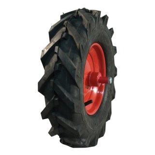 air tire + wheel 4.80/4.00-8 (122/90-8) 2.50Ax8 ET0 NL96mm steel V-8501 red 150mm