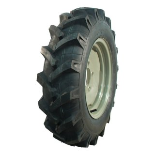 pneu + roue 5.00-12 4.00Bx12H2 ET0 60/100/4 métal V-8509 gris argent
