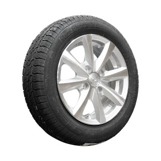 pneu + roue 145/70 R13 5Jx13H2 ET30 57/100/4 métal léger Kargomax ST-4000 M+S gris argent