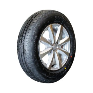 Komplettrad 155/80 R13 5Jx13H2 ET30 57/100/4 Leichtmetall R701 M+S Silbergrau