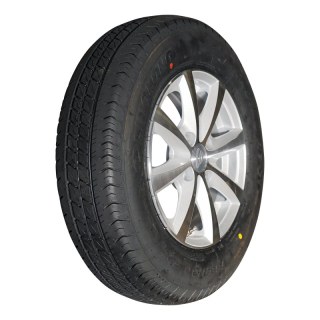 Komplettrad 165 R13C 5Jx13H2 ET30 57/100/4 Leichtmetall R701 M+S Silbergrau