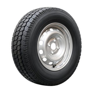 Komplettrad 175 R14C 5½Jx14H2 ET30 57/100/4 Stahl Maxmiler X Silbergrau